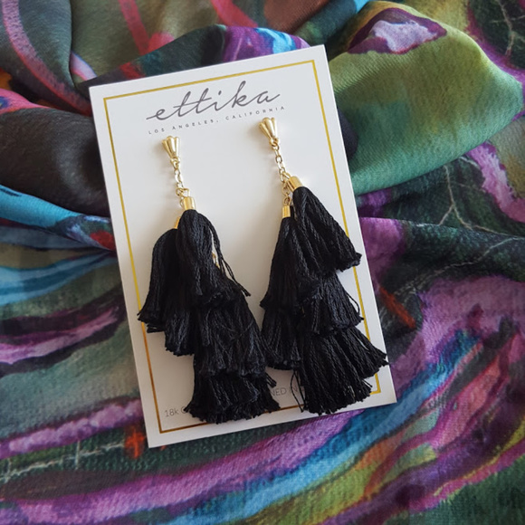 Ettika Jewelry - Ettika Day Dreamer Tassel Earrings